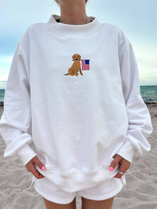 All-American Pup Mockneck