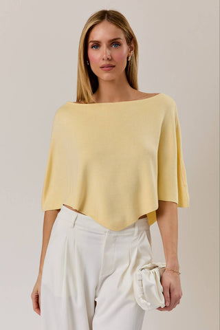 Knit Poncho Top
