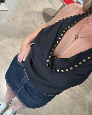Midnight Muse Halter Top