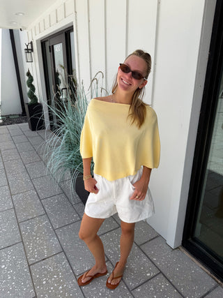 Knit Poncho Top