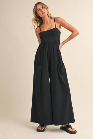 Strappy Wide Leg Jumpsuit