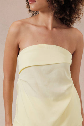 Walking on Sunshine Strapless Top