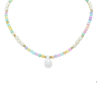 Rainbow Beaded Necklace