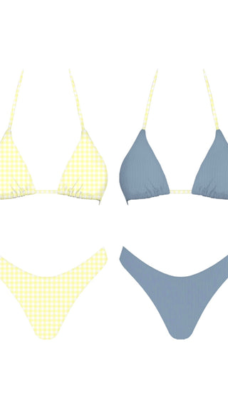 Lemon Check Bikini