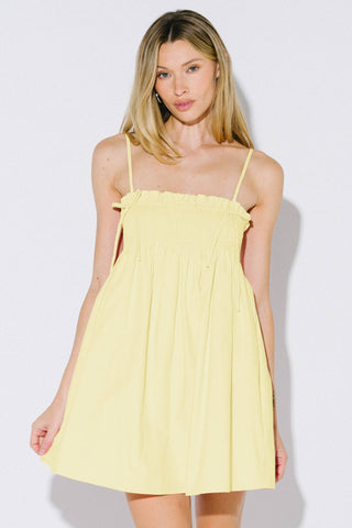 Sweetheart Bow Mini Dress