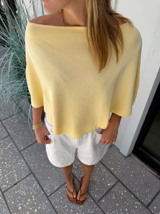 Knit Poncho Top