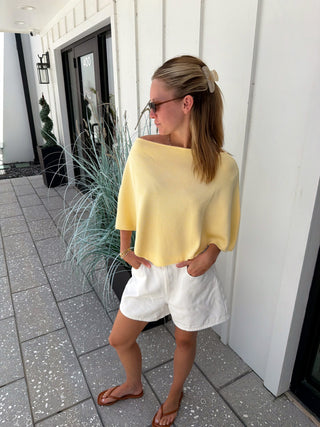 Knit Poncho Top