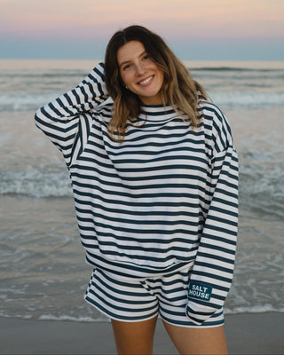 SHB Striped Crew Neck