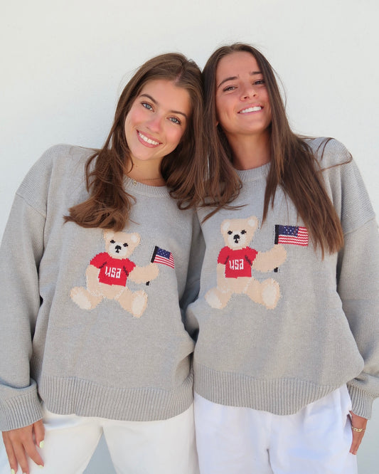 USA Bear Sweater
