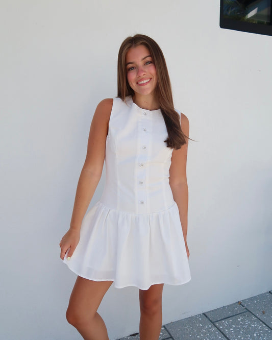 Luna Button Dress