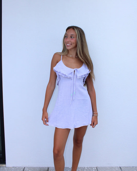 Lilac Tides Mini Dress