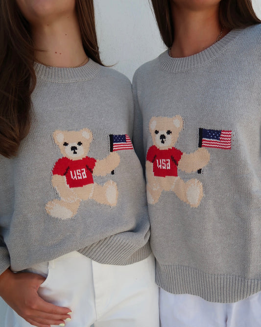 USA Bear Sweater