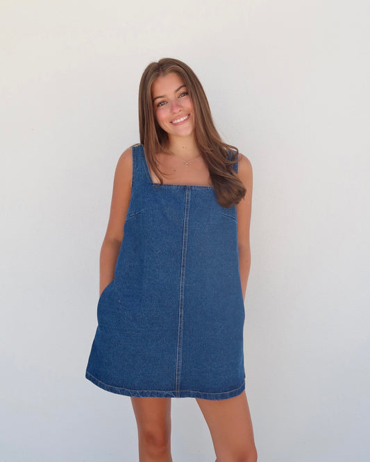Tideway Boxy Denim Dress