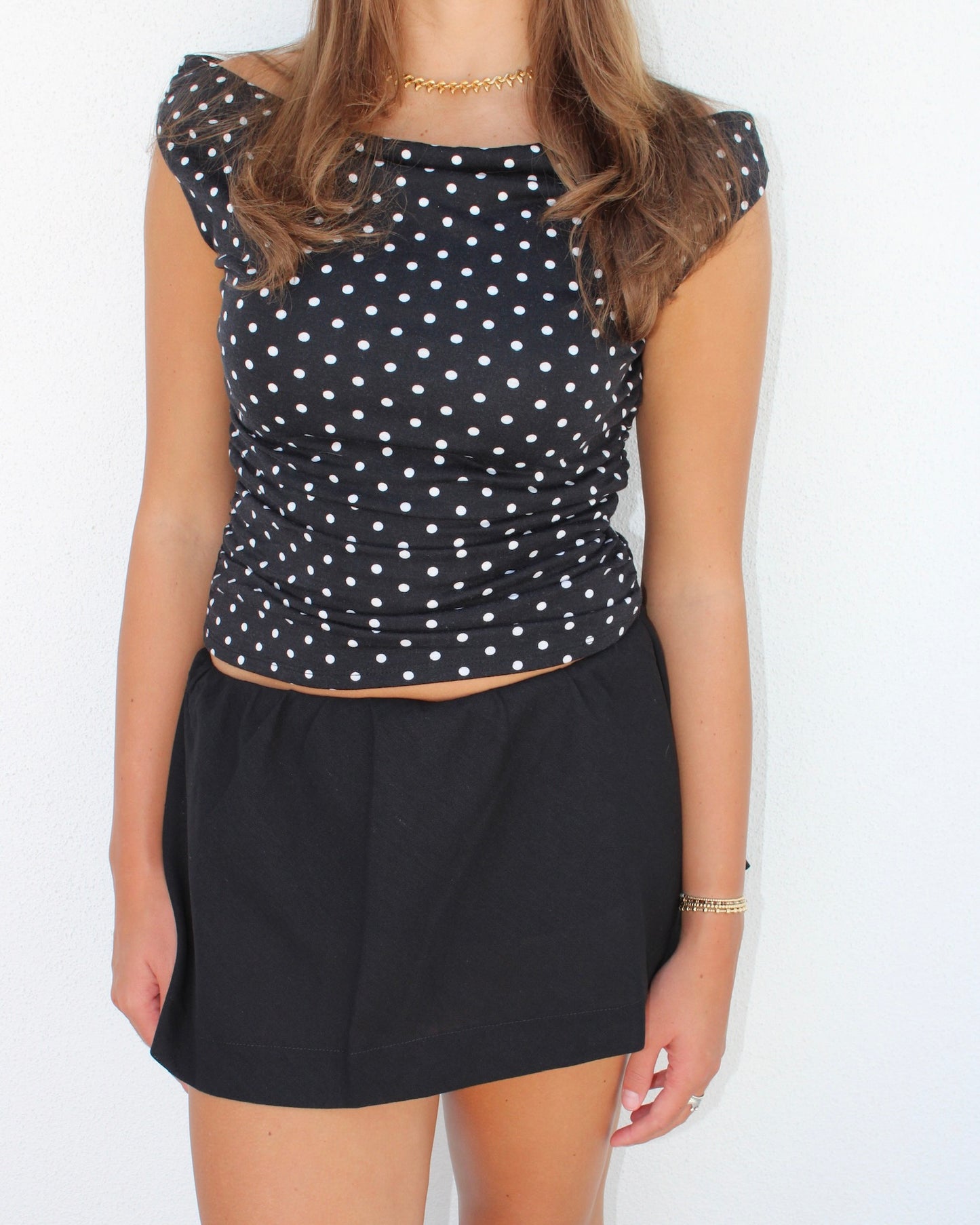 Linen Mini Skort