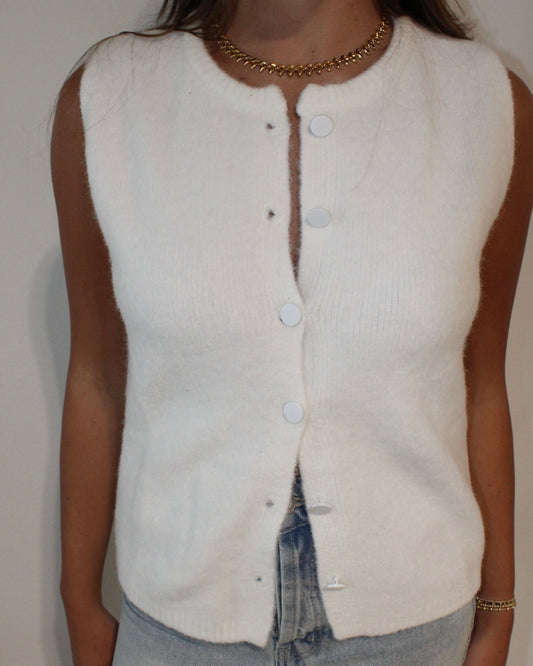 White Sweater Vest