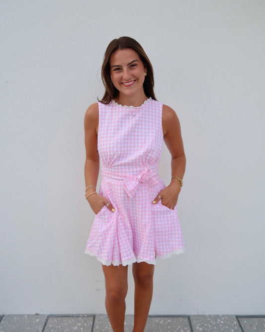 Pink Pebble Romper
