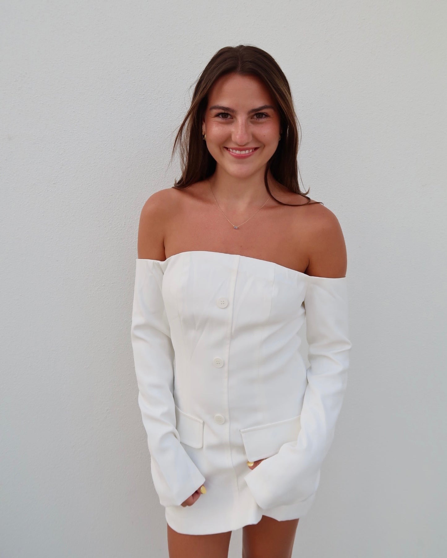 Contrast Charm Mini Dress