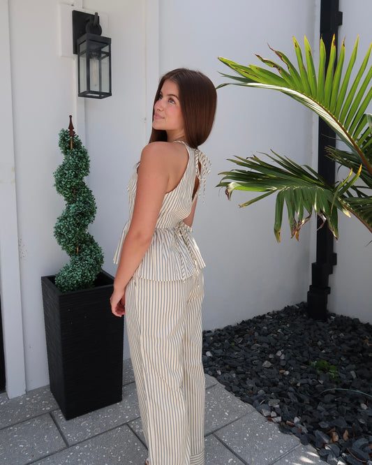 Striped Luxe Top