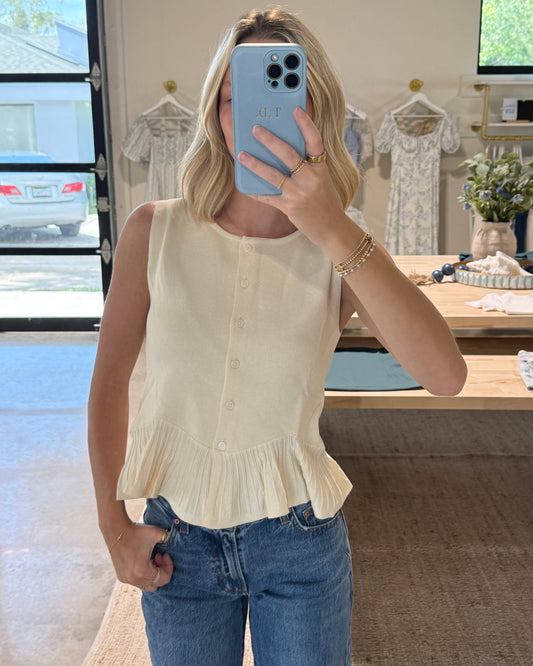 Ivory Petal Top