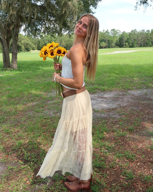 Driftwood Lace Skirt