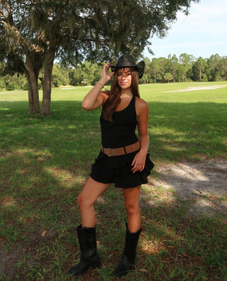 Blackout Rodeo Dress