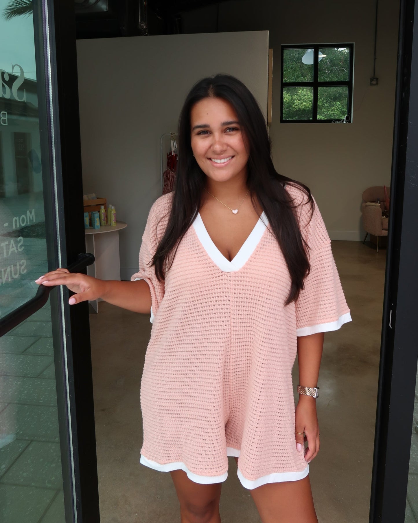 Peachy Lounge Romper