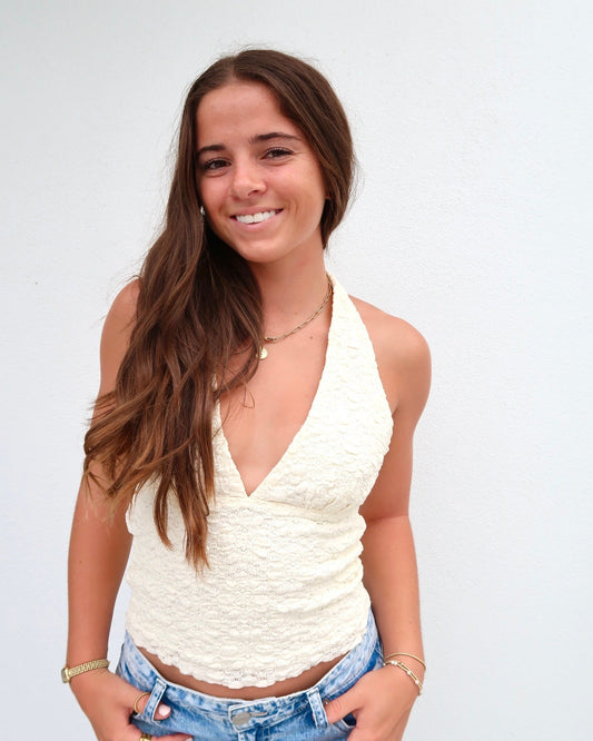 Ivory Bloom Halter
