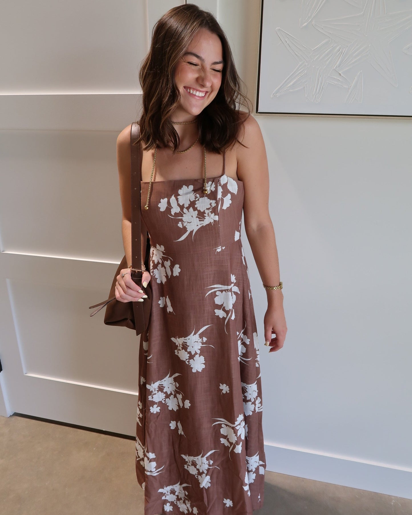 Mocha Meadow Dress