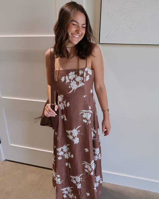 Mocha Meadow Dress