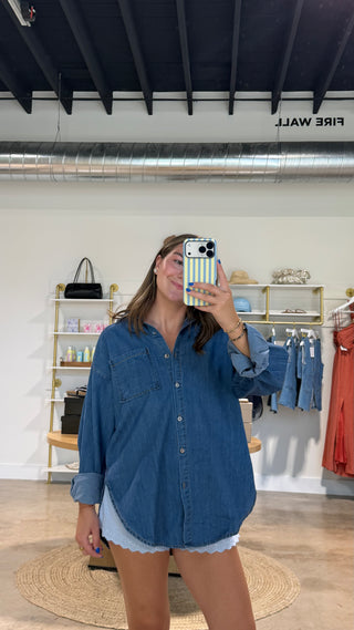 Shore Denim Button Up