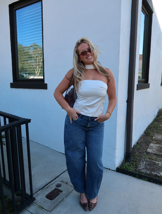 Ivory Hour Halter Top