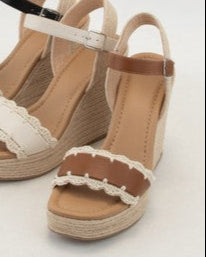 Tan Platform Wedge