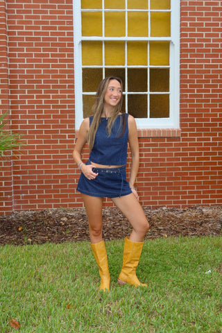 Game Day Denim Top