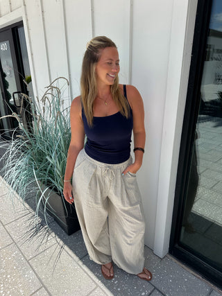 Blue Tide Cinch Pants