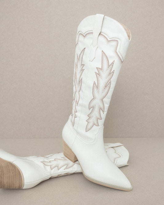 White Cowboy Boot