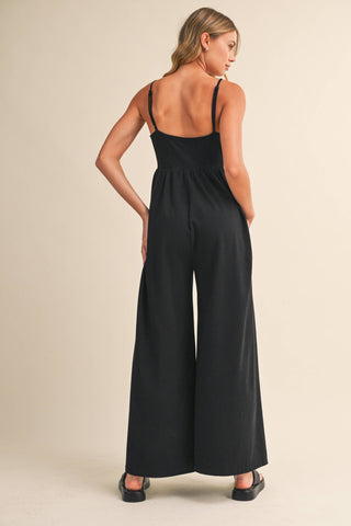 Strappy Wide Leg Jumpsuit