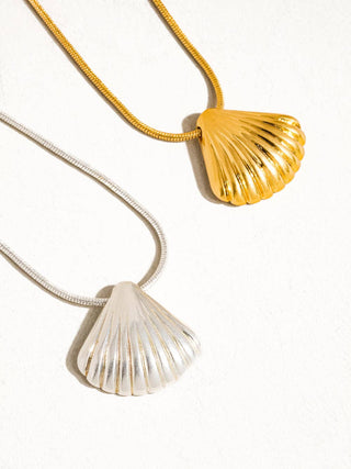 Silver Shell Necklace