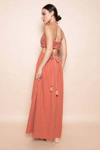 white christmas dresses Hardware Detail Cut-Out Maxi Dress in Black - 4