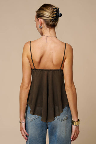 Sequin Surplice Cami Top