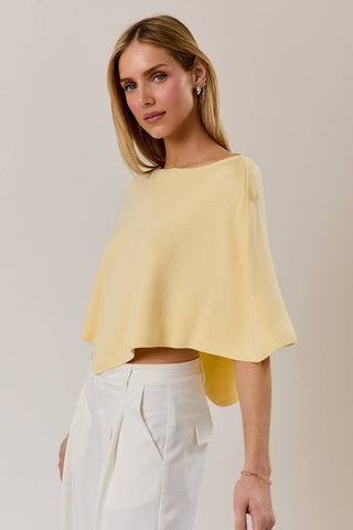 Knit Poncho Top