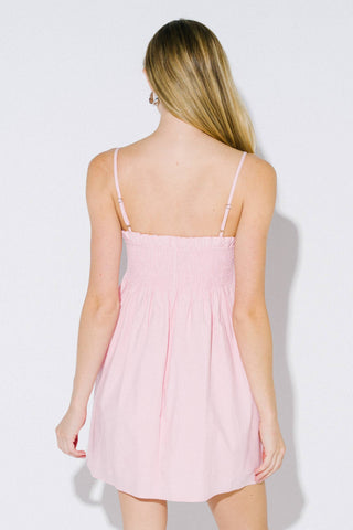 Sweetheart Bow Mini Dress