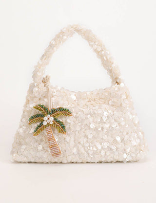 Sequin Palm Clutch Handbag