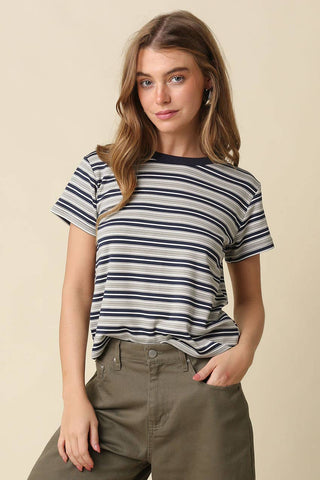 Mila Stripe Baby Tee