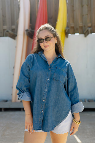 Shore Denim Button Up