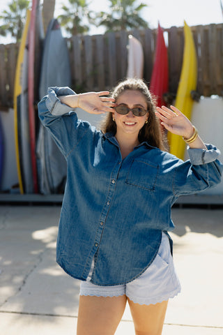 Shore Denim Button Up